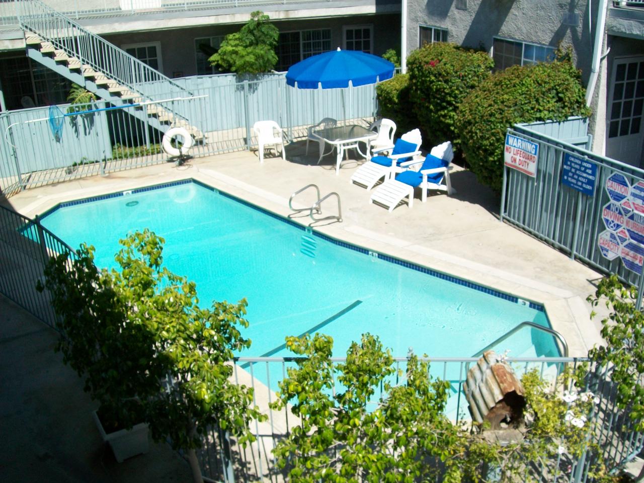 Photo of Kingsbury Villas Apartments - an alternate view of the pool from above