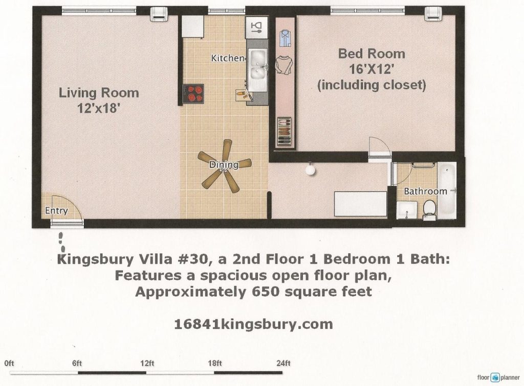 Illustrated Floor plan of Villa 30